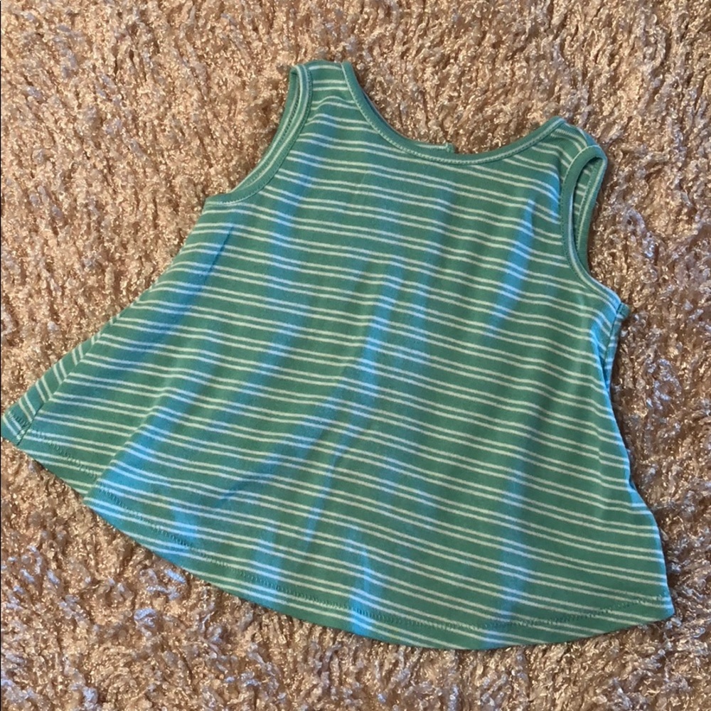 Infant/toddler open back tank top